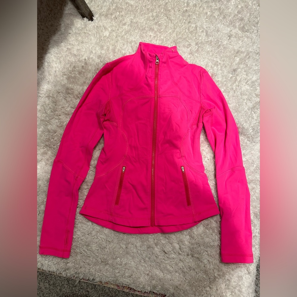 Rare pink Lululemon define jacket